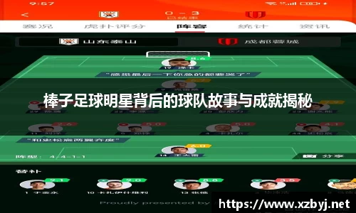 棒子足球明星背后的球队故事与成就揭秘